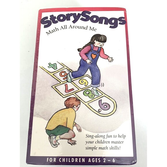 6-PC Set Story Songs Math All Around Me by CareerTrack Cassette New Sealed - Picture 2 of 3